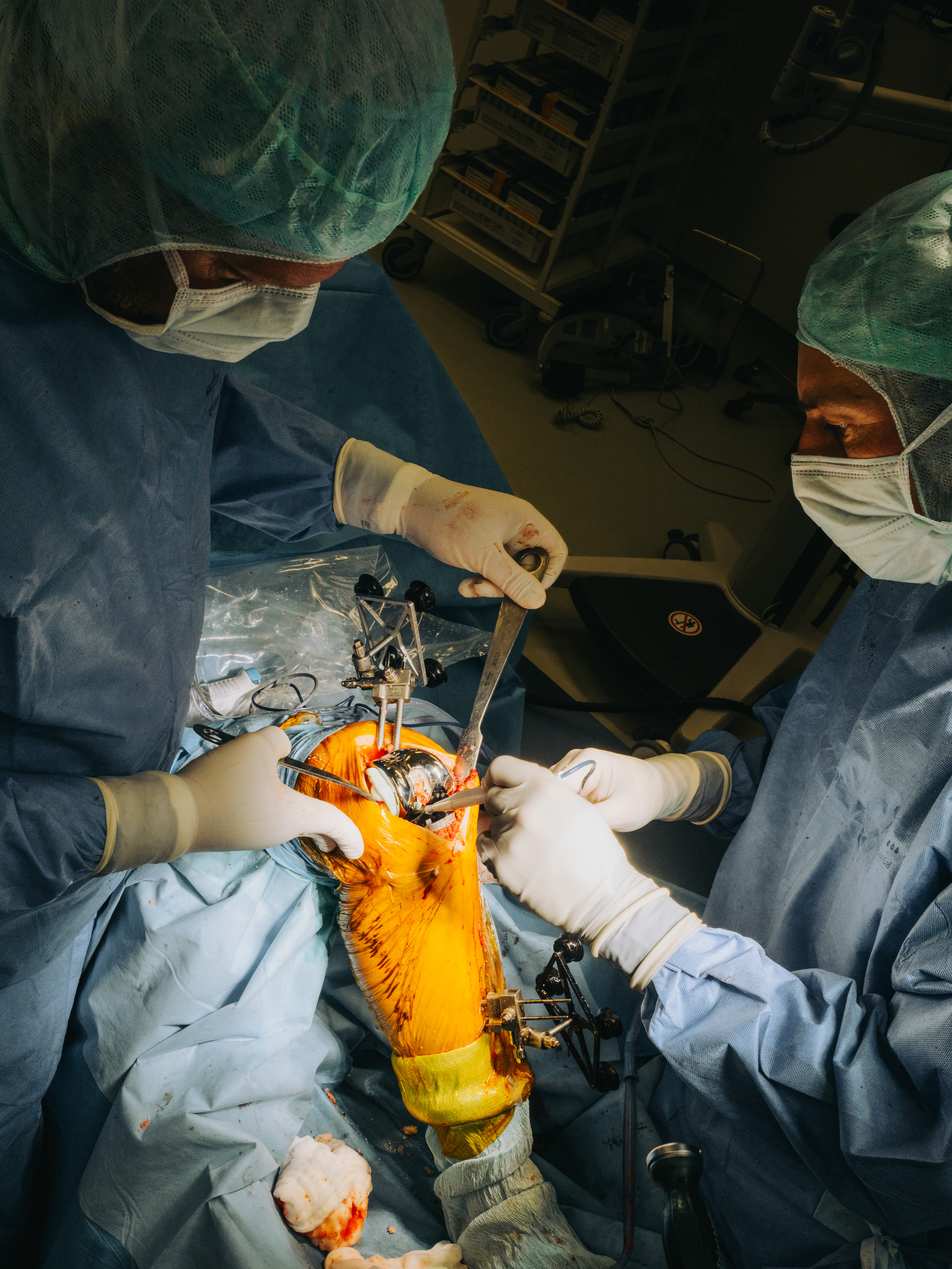 3 months in a surgery room.